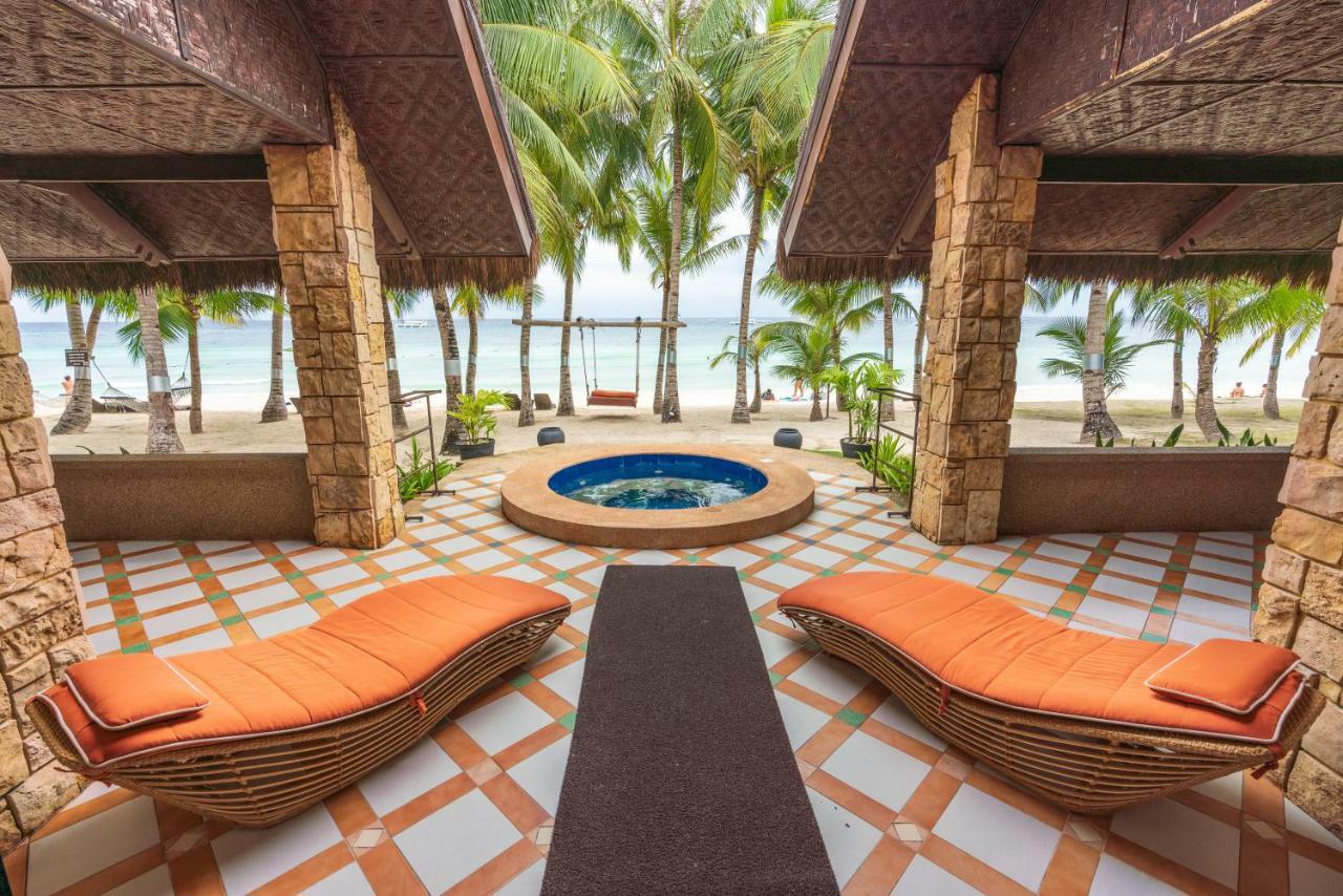 Oceanica Resort Panglao, Bohol Екстер'єр фото The beach at the resort